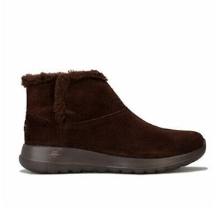 Skechers Suede On-The-Go Joy-Bundle Fur Booties